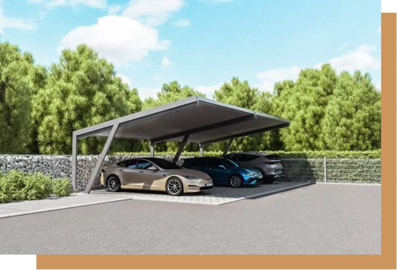 4er Solar Carport