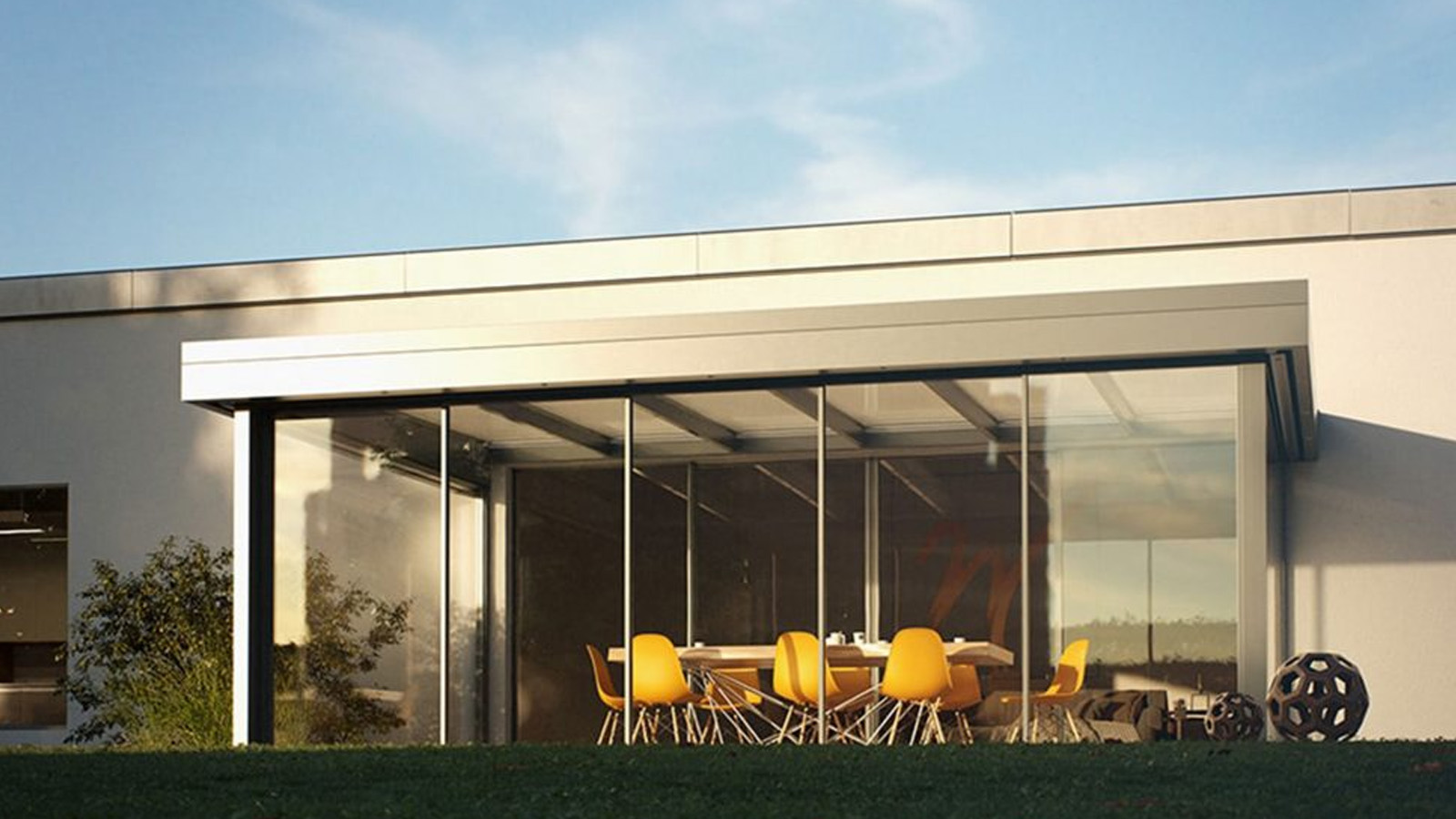 Lounge aussen Ansicht Sommer