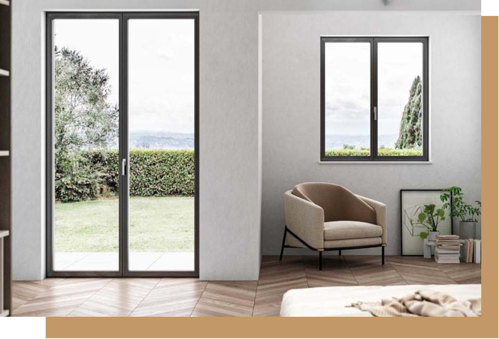 S85 Aluminiumfenster