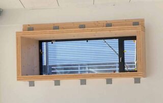 Holzbaulösung Fenster