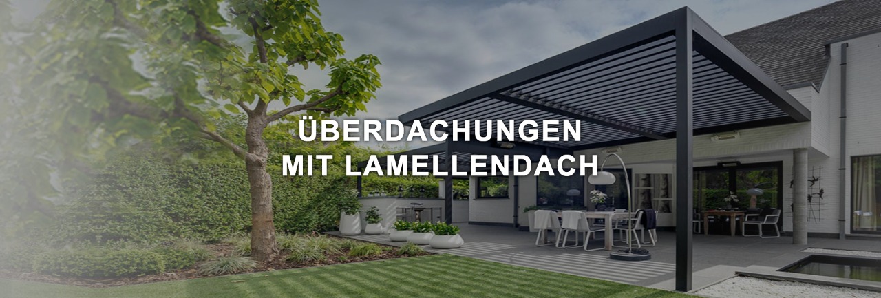 Überdachungen mit Lamellendach