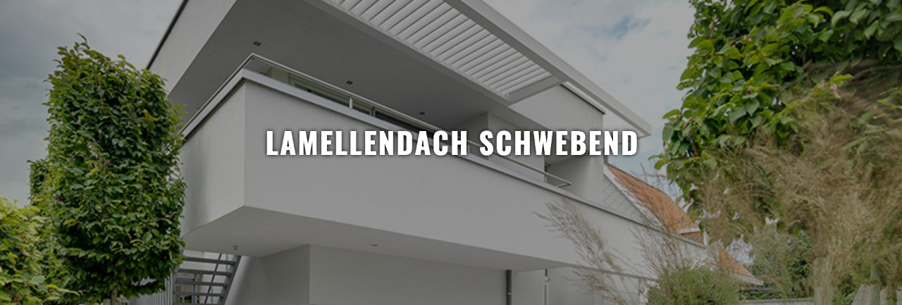 Lamellendach schwebend