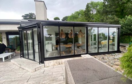 Wintergarten Glas und Profiltechnik außen